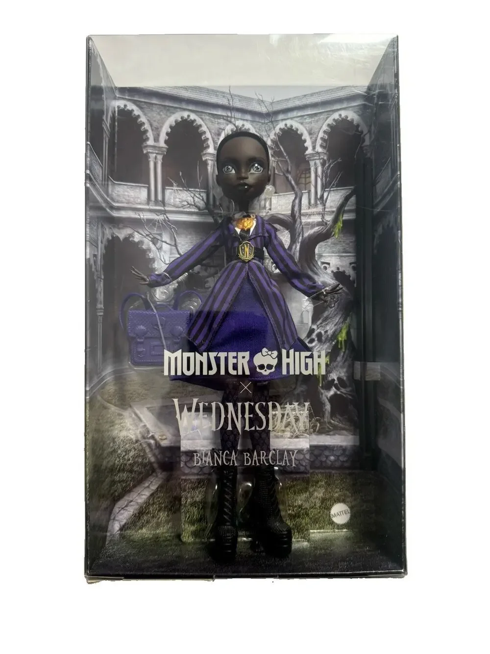 Monster High x Wednesday Bianca Barclay Doll Netflix Series Mattel New In Box